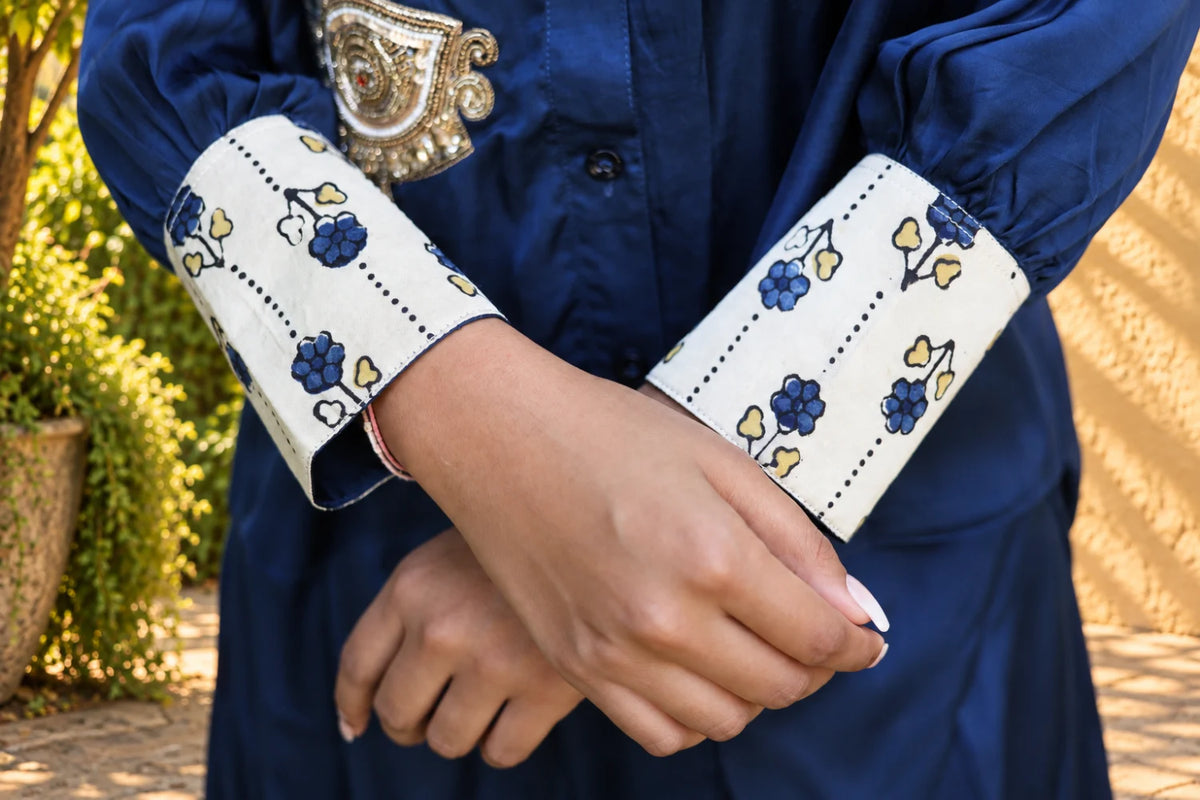 Blue Modal Dhoti Pant