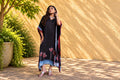 Black Birds-by-the-Shore Modal Kaftan/ Hanj Collection